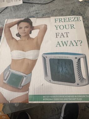 Freeze Abdominal Cryotherapy Belt in White and Teal